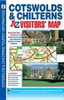 Cotswolds und Chilterns A-Z Besucherkarte - Cotswolds and Chilterns A-Z Visitors' Map