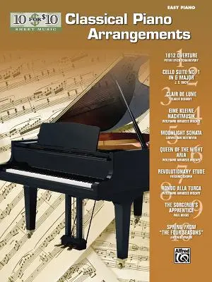 10 für 10 Noten Klassische Klavierarrangements: Piano Solos - 10 for 10 Sheet Music Classical Piano Arrangements: Piano Solos