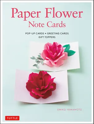 Papierblumen-Notizkarten: Pop-Up-Karten * Grußkarten * Geschenkaufleger - Paper Flower Note Cards: Pop-Up Cards * Greeting Cards * Gift Toppers