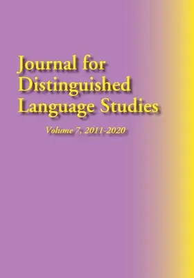 Zeitschrift für differenzierte Sprachstudien, Band 7, 2011-2020 - Journal for Distinguished Language Studies, Vol. 7, 2011-2020