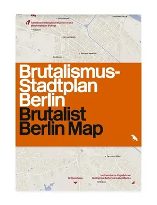 Brutalistische Berlin-Karte - Brutalist Berlin Map