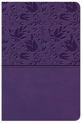 KJV Großdruck-Kompaktbibel, violett mit Lederbezug - KJV Large Print Compact Reference Bible, Purple Leathertouch