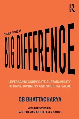 Kleine Taten, großer Unterschied: Unternehmensnachhaltigkeit zur Steigerung des geschäftlichen und gesellschaftlichen Werts nutzen - Small Actions, Big Difference: Leveraging Corporate Sustainability to Drive Business and Societal Value