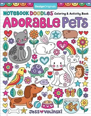 Notizbuch Doodles Adorable Pets: Malbuch & Activity Book - Notebook Doodles Adorable Pets: Coloring & Activity Book