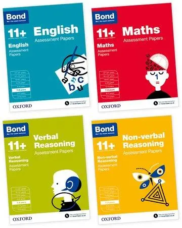 Bindung 11+: Englisch, Mathematik, Nonverbales Argumentieren, Verbales Argumentieren: Assessment Papers - 7-8 Jahre Bundle - Bond 11+: English, Maths, Non-verbal Reasoning, Verbal Reasoning: Assessment Papers - 7-8 years Bundle