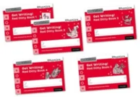 Lesen-Schreiben-Inc. Phonics: Schreiben lernen! Red Ditty Bücher 1-5 Gemischt Packung mit 5 - Read Write Inc. Phonics: Get Writing! Red Ditty Books 1-5 Mixed Pack of 5