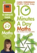 10 Minutes A Day Maths, Ages 5-7 (Key Stage 1) - Unterstützt den Nationalen Lehrplan, hilft bei der Entwicklung starker mathematischer Fähigkeiten - 10 Minutes A Day Maths, Ages 5-7 (Key Stage 1) - Supports the National Curriculum, Helps Develop Strong Maths Skills