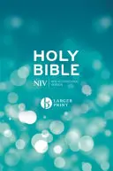 NIV Bibel mit festem Einband, größerer Druck, blau - NIV Larger Print Blue Hardback Bible