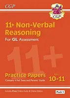 11+ GL Non-Verbal Reasoning Practice Papers: Alter 10-11 Pack 1 (inkl. Leitfaden für Eltern und Online-Ed) - 11+ GL Non-Verbal Reasoning Practice Papers: Ages 10-11 Pack 1 (inc Parents' Guide & Online Ed)