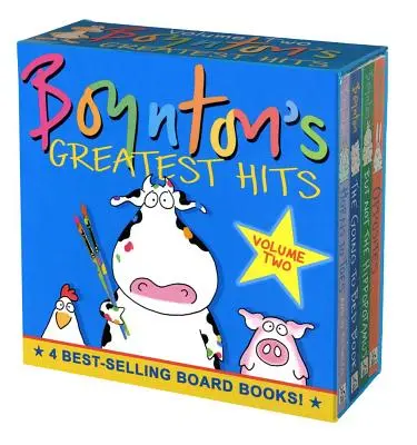 Boynton's Greatest Hits die große gelbe Box: Das Zu-Bett-Geh-Buch; Hörner zu Zehen; Gegensätze; Aber nicht das Nilpferd - Boynton's Greatest Hits the Big Yellow Box: The Going-To-Bed Book; Horns to Toes; Opposites; But Not the Hippopotamus