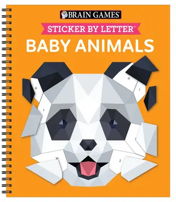 Denkspiele - Sticker nach Buchstaben: Baby-Tiere - Brain Games - Sticker by Letter: Baby Animals