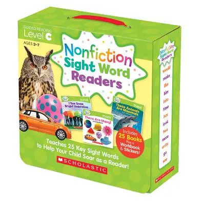 Nonfiction Sight Word Readers: Geführtes Lesen Stufe C (Elternpaket): Bringt Ihrem Kind 25 wichtige Wörter bei, damit es als Leser aufsteigt! - Nonfiction Sight Word Readers: Guided Reading Level C (Parent Pack): Teaches 25 Key Sight Words to Help Your Child Soar as a Reader!