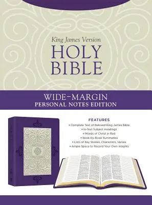 Heilige Bibel: Wide-Margin Personal Notes Edition [lavender Plume] - Holy Bible: Wide-Margin Personal Notes Edition [lavender Plume]