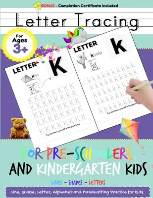 Buchstabensuche für Vorschulkinder und Kindergartenkinder: Alphabetische Schreibübungen für Kinder von 3 bis 5 Jahren zum Üben von Stiftkontrolle, Linienverfolgung, Buchstaben, a - Letter Tracing For Pre-Schoolers and Kindergarten Kids: Alphabet Handwriting Practice for Kids 3 - 5 to Practice Pen Control, Line Tracing, Letters, a