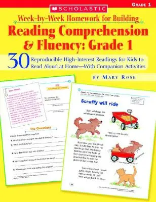 Week-By-Week Homework for Building Reading Comprehension & Fluency: Klasse 1: 30 reproduzierbare, hochinteressante Lesestücke für Kinder zum Vorlesen zu Hause - W - Week-By-Week Homework for Building Reading Comprehension & Fluency: Grade 1: 30 Reproducible High-Interest Readings for Kids to Read Aloud at Home--Wi