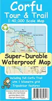 Korfu Tour & Trail Super-Durable Karte - Corfu Tour & Trail Super-Durable Map