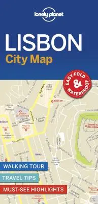 Lonely Planet Lissabon Stadtplan 1 - Lonely Planet Lisbon City Map 1