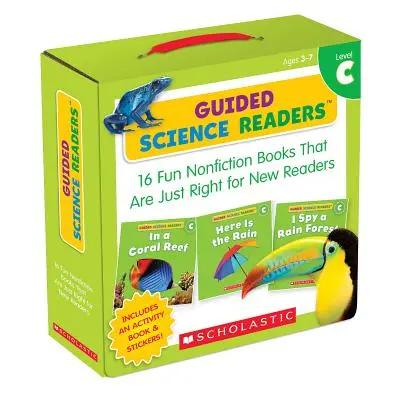 Guided Science Readers: Stufe C (Elternpaket): 16 lustige Sachbücher, die genau das Richtige für Leseanfänger sind [mit Aufkleber(n) und Activity Book] - Guided Science Readers: Level C (Parent Pack): 16 Fun Nonfiction Books That Are Just Right for New Readers [With Sticker(s) and Activity Book]