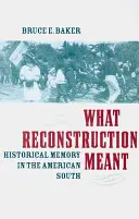 Die Bedeutung des Wiederaufbaus: Historische Erinnerung im amerikanischen Süden - What Reconstruction Meant: Historical Memory in the American South