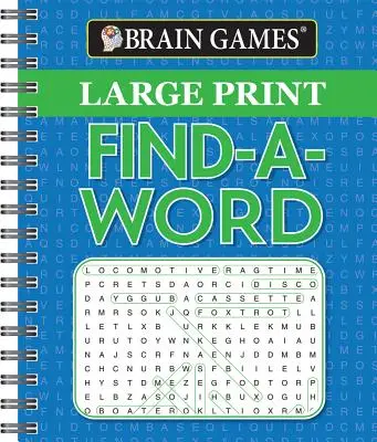 Denkspiele - Großdruck - Finde ein Wort - Brain Games - Large Print Find a Word