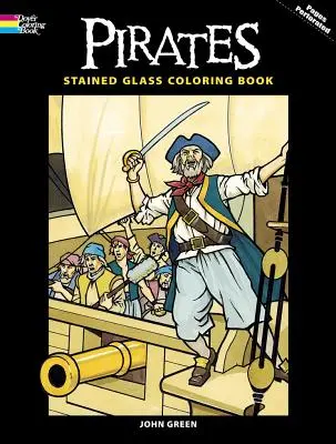 Pirates Stained Glass Malbuch - Pirates Stained Glass Coloring Book