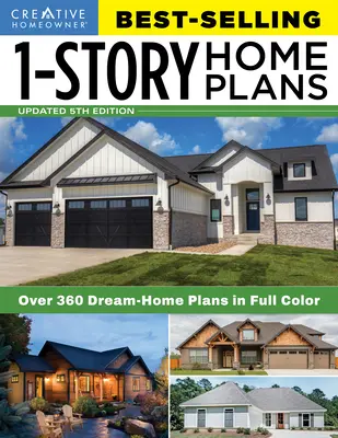 Bestseller 1-Story Home Plans, 5th Edition: Über 360 Traumhaus-Pläne in voller Farbe - Best-Selling 1-Story Home Plans, 5th Edition: Over 360 Dream-Home Plans in Full Color