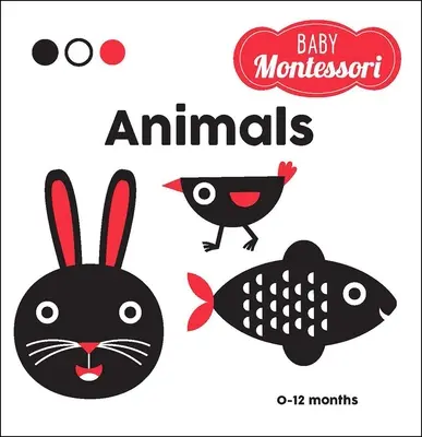 Tiere: Ein Baby-Montessori-Buch - Animals: A Baby Montessori Book