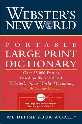 Webster's New World Portable Large Print Dictionary, Zweite Ausgabe - Webster's New World Portable Large Print Dictionary, Second Edition