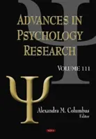 Fortschritte in der psychologischen Forschung - Band 111 - Advances in Psychology Research - Volume 111