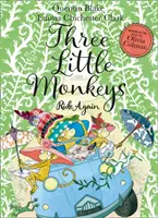 Drei kleine Äffchen reiten wieder - Buch & CD - Three Little Monkeys Ride Again - Book & CD