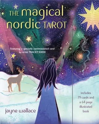 Das magische nordische Tarot: Enthält ein komplettes Deck mit 79 Karten und ein 64-seitiges, illustriertes Buch [mit Booklet] - The Magical Nordic Tarot: Includes a Full Deck of 79 Cards and a 64-Page Illustrated Book [With Booklet]