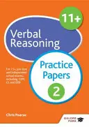 11+ Verbal Reasoning Practice Papers 2 - Für 11+, Vortests und unabhängige Schulprüfungen, einschließlich CEM, GL und ISEB - 11+ Verbal Reasoning Practice Papers 2 - For 11+, pre-test and independent school exams including CEM, GL and ISEB