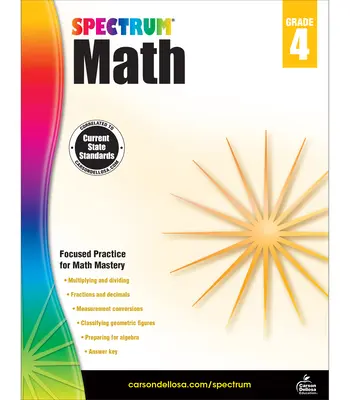 Spectrum Mathe Arbeitsbuch, Klasse 4 - Spectrum Math Workbook, Grade 4