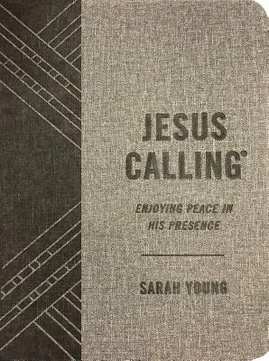 Jesus Calling, Textured Gray Leathersoft, mit vollständigen Bibelstellen: Genieße den Frieden in seiner Gegenwart - Jesus Calling, Textured Gray Leathersoft, with Full Scriptures: Enjoying Peace in His Presence