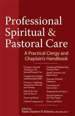 Professionelle spirituelle und seelsorgerische Betreuung: Ein praktisches Handbuch für Geistliche und Seelsorger - Professional Spiritual & Pastoral Care: A Practical Clergy and Chaplain's Handbook
