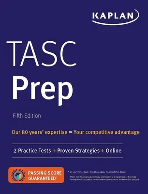 Tasc Prep: 2 Übungstests + Bewährte Strategien + Online - Tasc Prep: 2 Practice Tests + Proven Strategies + Online