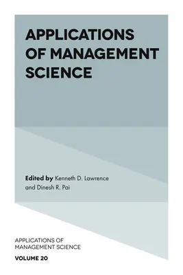 Anwendungen der Managementwissenschaft (Applications of Management Science) - Applications of Management Science