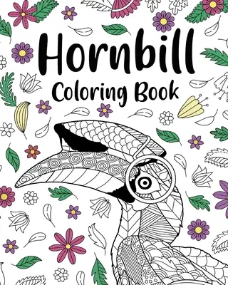 Hornbill Färbung Buch - Hornbill Coloring Book