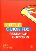 Forschungsfrage: Kleine schnelle Lösung - Research Question: Little Quick Fix