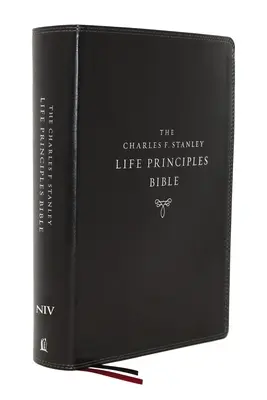 Niv, Charles F. Stanley Lebensprinzipien Bibel, 2. Auflage, Lederweich, Schwarz, Komfortdruck: Heilige Bibel, Neue Internationale Version - Niv, Charles F. Stanley Life Principles Bible, 2nd Edition, Leathersoft, Black, Comfort Print: Holy Bible, New International Version