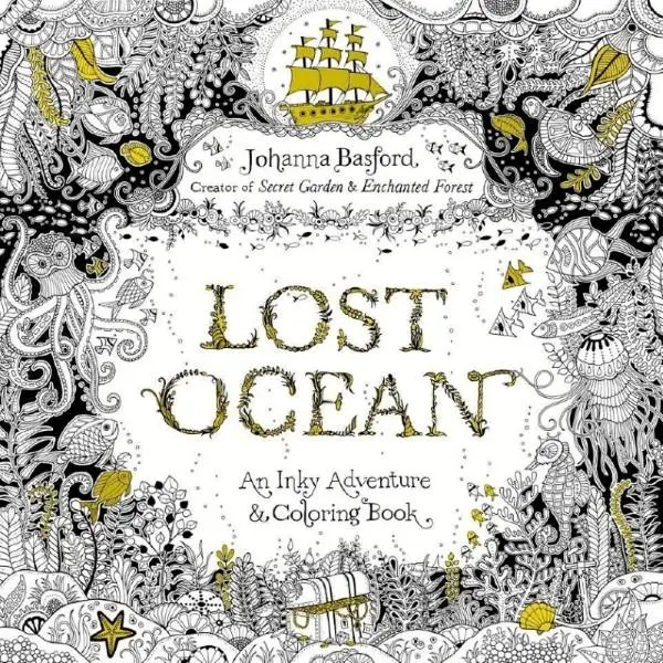 Verlorener Ozean - Ein Tintenklecks-Abenteuer & Malbuch - Lost Ocean - An Inky Adventure & Colouring Book