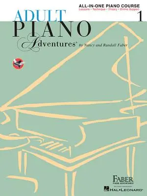 Adult Piano Adventures All-In-One Klavierkurs Buch 1: Buch mit Medien Online - Adult Piano Adventures All-In-One Piano Course Book 1: Book with Media Online