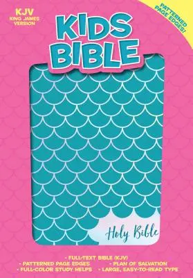 KJV Kinderbibel, Aqua Leathertouch - KJV Kids Bible, Aqua Leathertouch