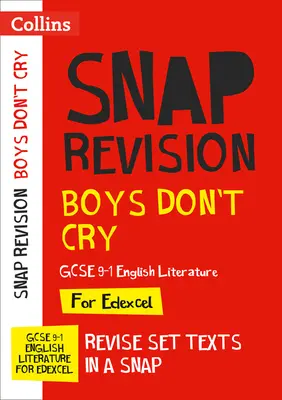 Boys Don't Cry Edexcel GCSE 9-1 English Literature Text Guide - Ideal für das Lernen zu Hause, Prüfungen 2022 und 2023 - Boys Don't Cry Edexcel GCSE 9-1 English Literature Text Guide - Ideal for Home Learning, 2022 and 2023 Exams