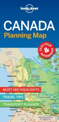 Lonely Planet Kanada Planungskarte 1 - Lonely Planet Canada Planning Map 1