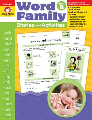 Wortfamiliengeschichten und Aktivitäten Stufe B - Word Family Stories & Activities Level B