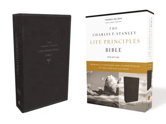 Kjv, Charles F. Stanley Life Principles Bible, 2. Auflage, Lederweich, Schwarz, Komfortdruck: Wachsen in der Erkenntnis und im Verständnis Gottes durch H - Kjv, Charles F. Stanley Life Principles Bible, 2nd Edition, Leathersoft, Black, Comfort Print: Growing in Knowledge and Understanding of God Through H