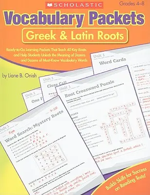 Vokabelpakete: Griechische und lateinische Wurzeln - Vocabulary Packets: Greek & Latin Roots