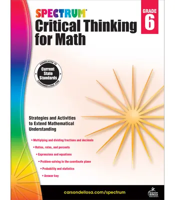 Spectrum Critical Thinking für Mathematik, Klasse 6 - Spectrum Critical Thinking for Math, Grade 6