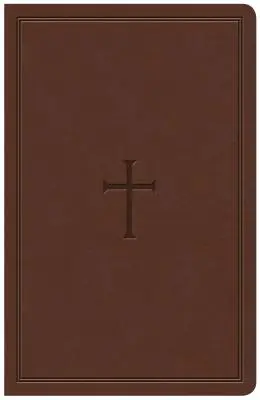 KJV Großdruck Bibel im persönlichen Format, brauner Lederüberzug - KJV Large Print Personal Size Reference Bible, Brown Leathertouch